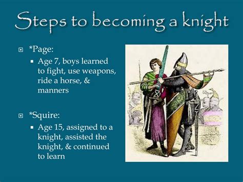 define page for a knight.